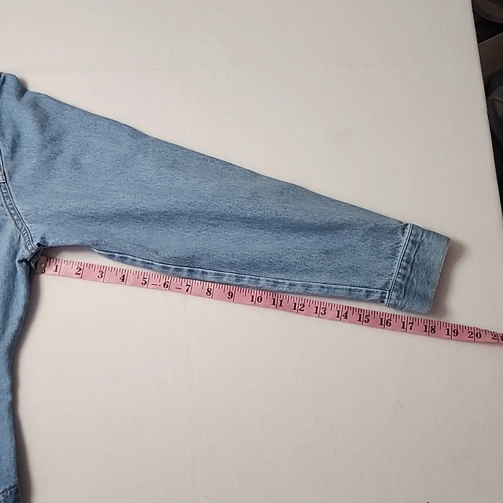 Newport News Vintage Floral Jean Denim Jacket